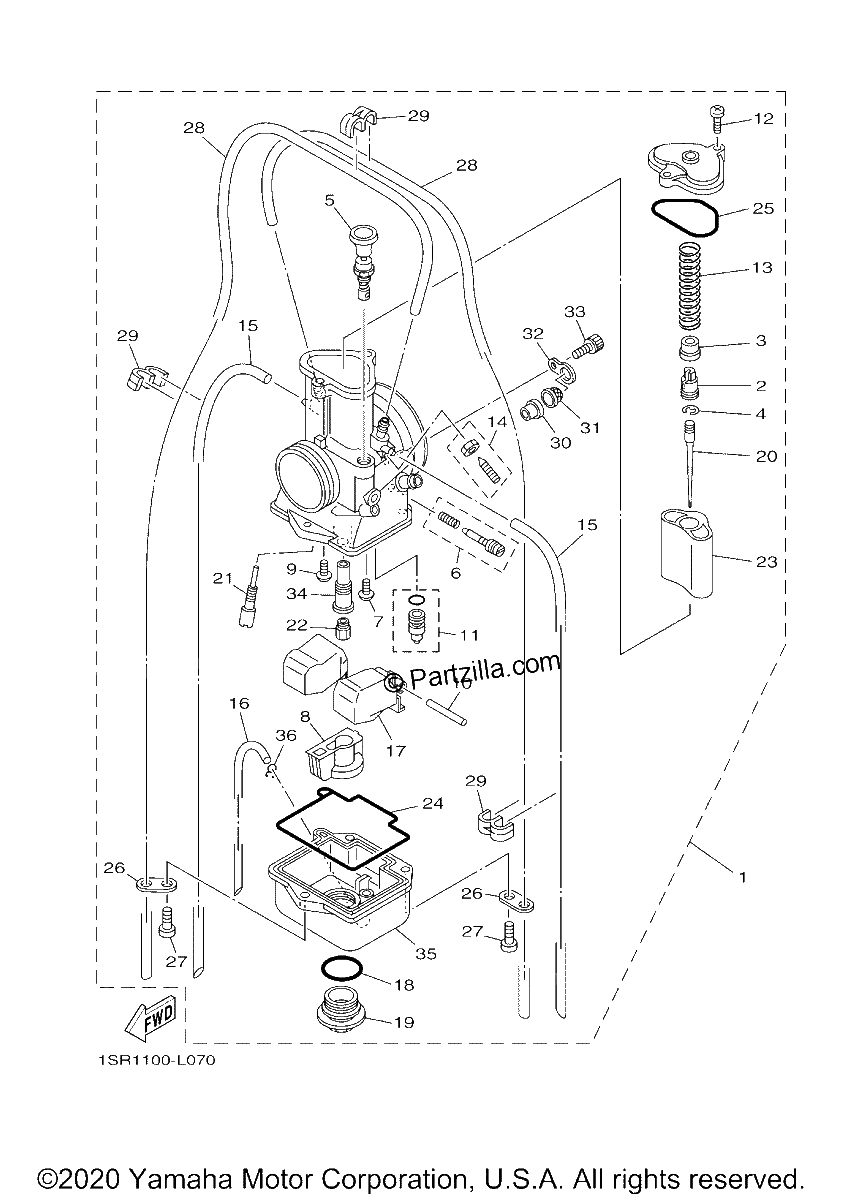 Diagrama de CARBURETOR
