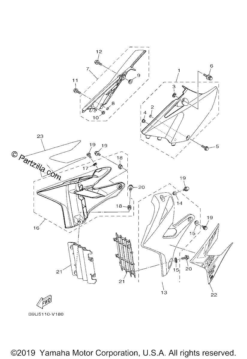 Diagrama de SIDE COVER