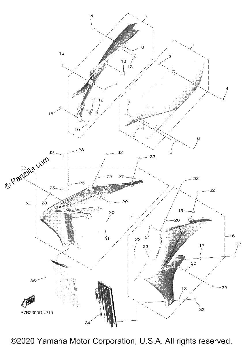 Diagrama de SIDE COVER