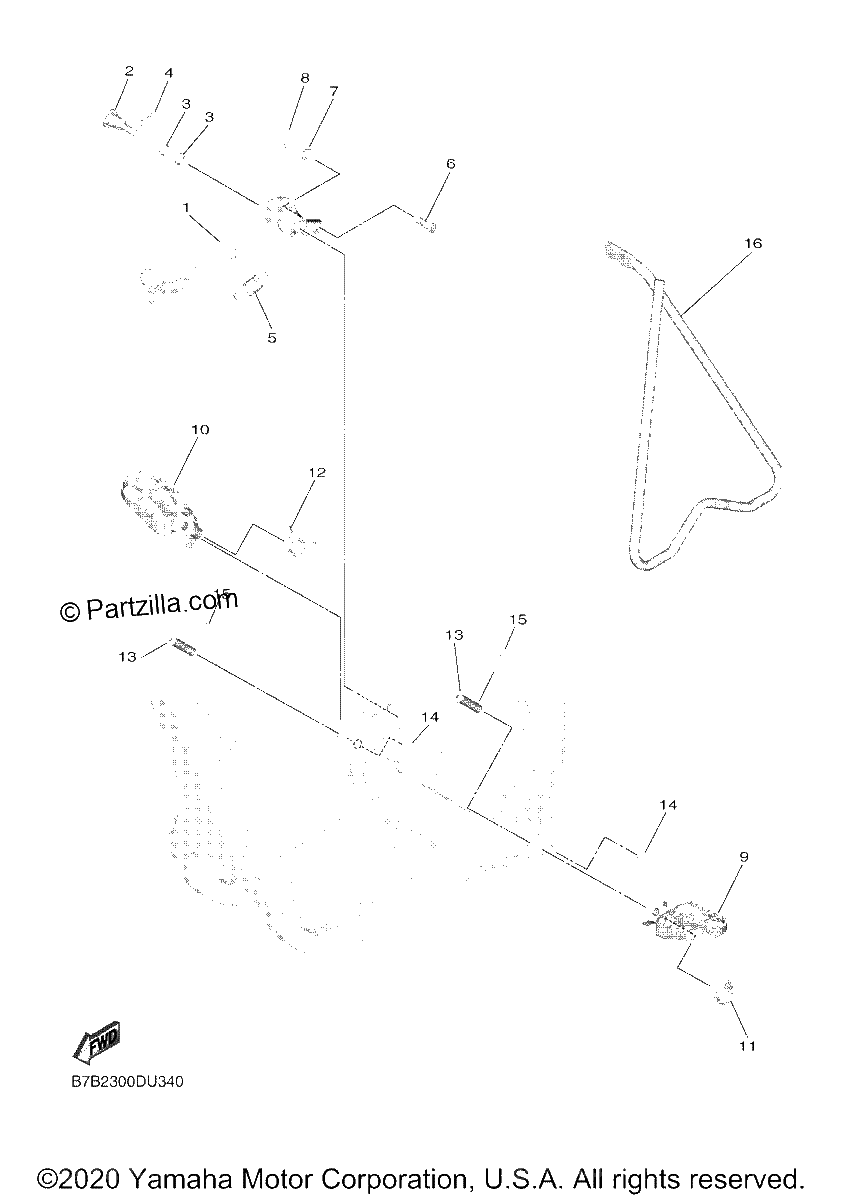 Diagrama de STAND FOOTREST