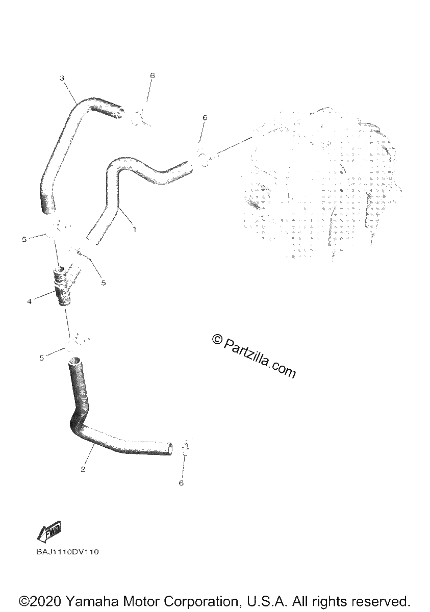 Diagrama de AIR INDUCTION SYSTEM