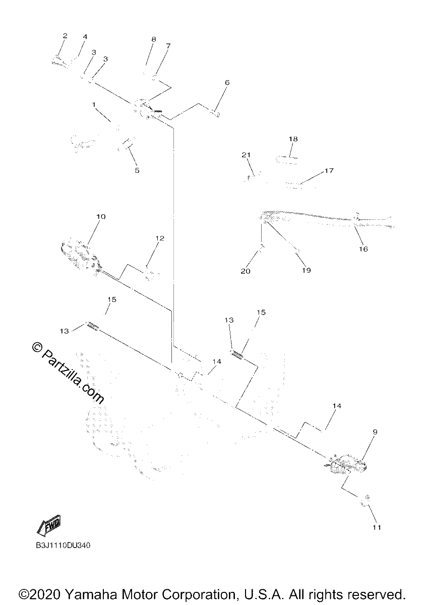 Diagrama de STAND FOOTREST