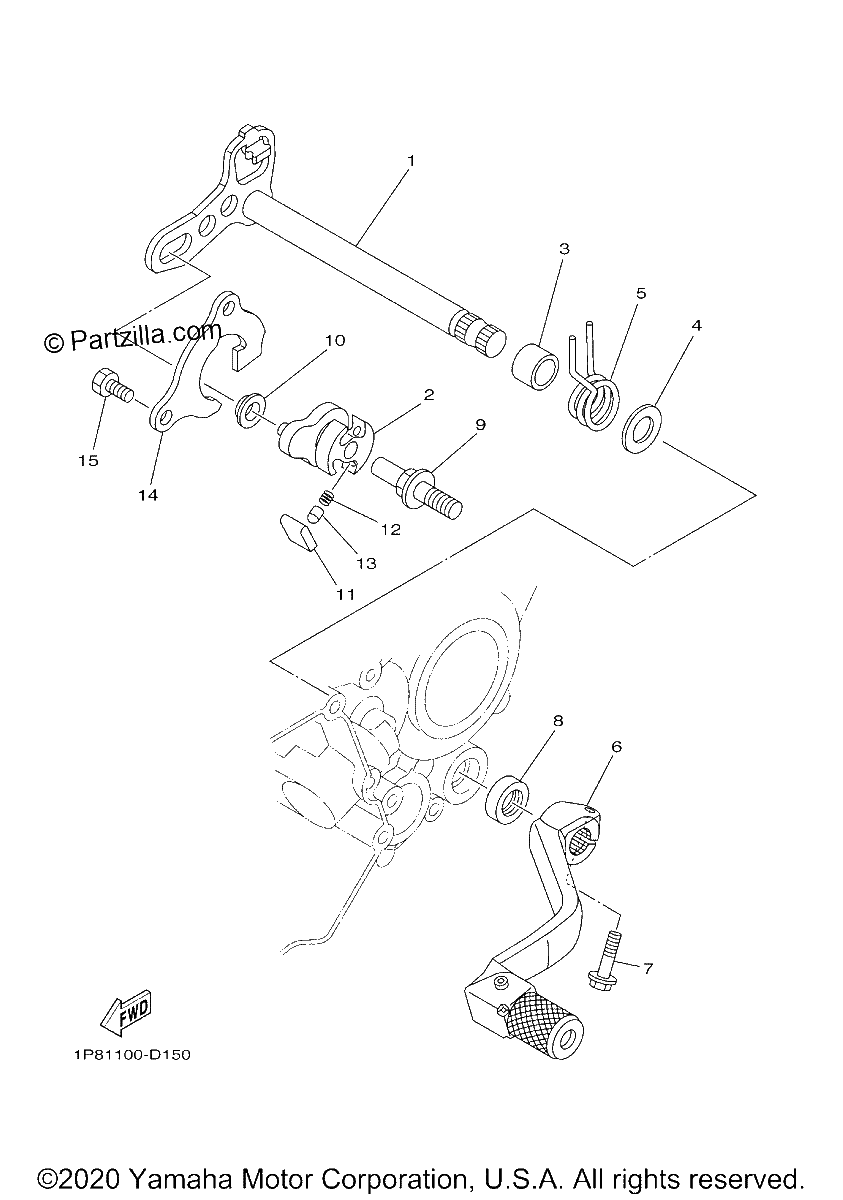 Diagrama de SHIFT SHAFT