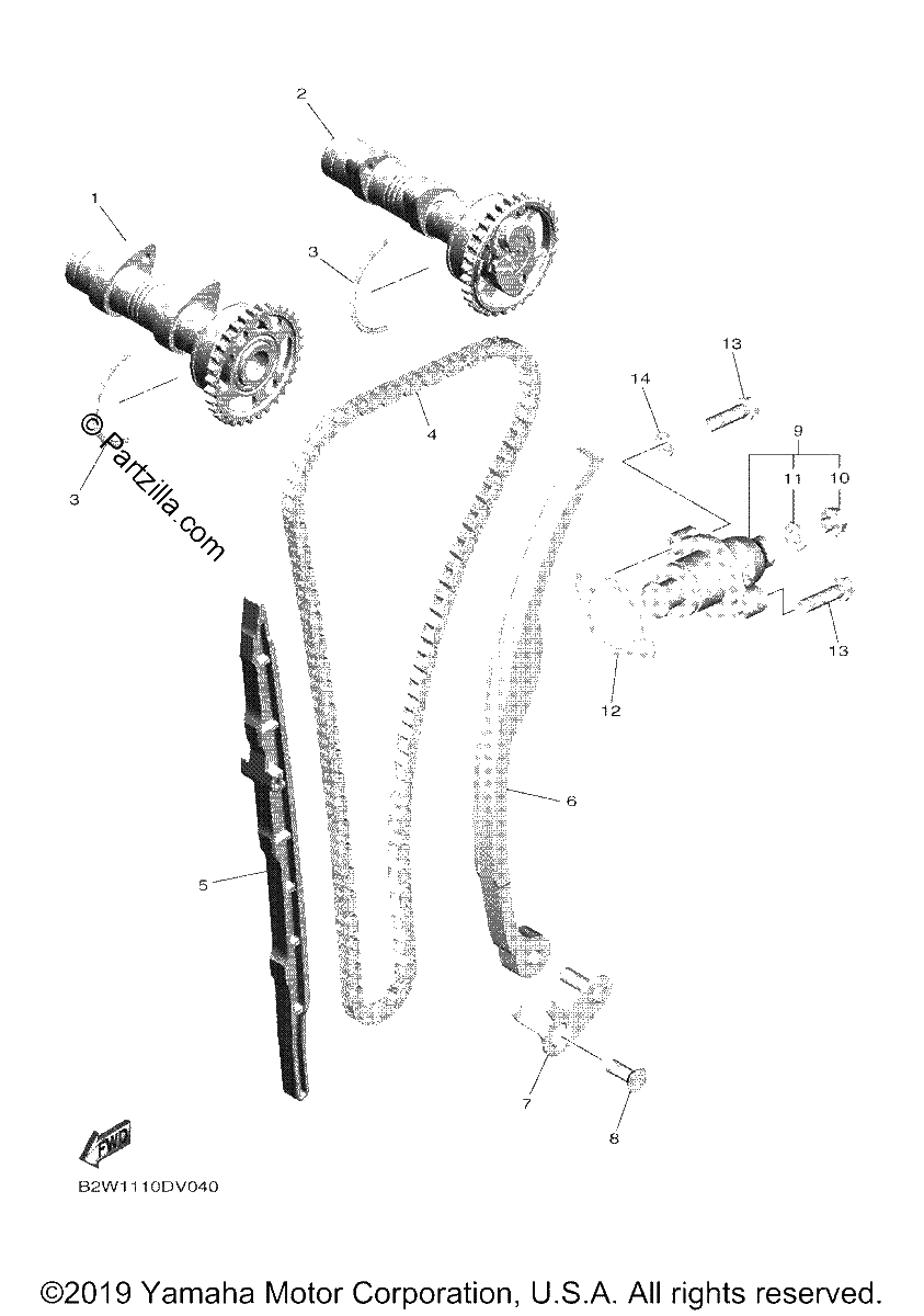 Diagrama de CAMSHAFT CHAIN