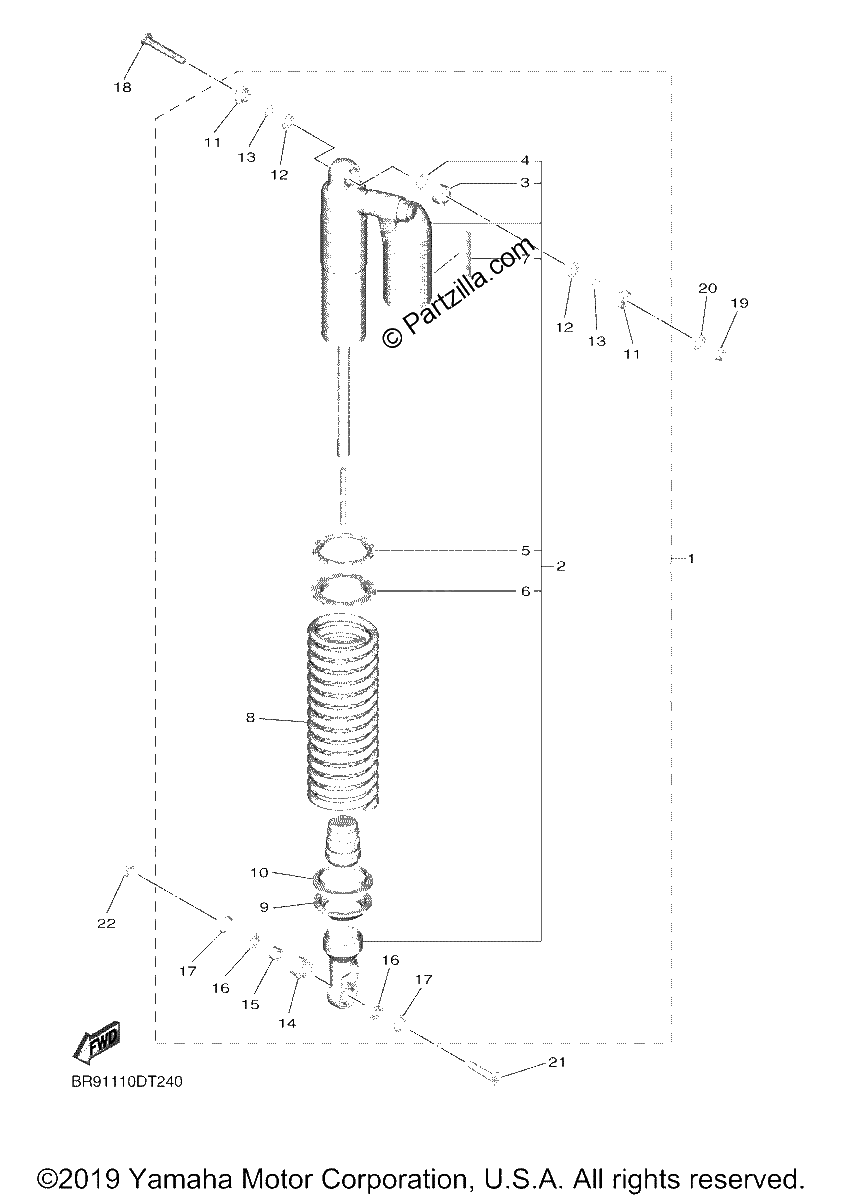 Diagrama de REAR SUSPENSION