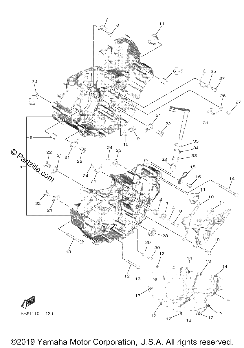 Diagrama de CRANKCASE