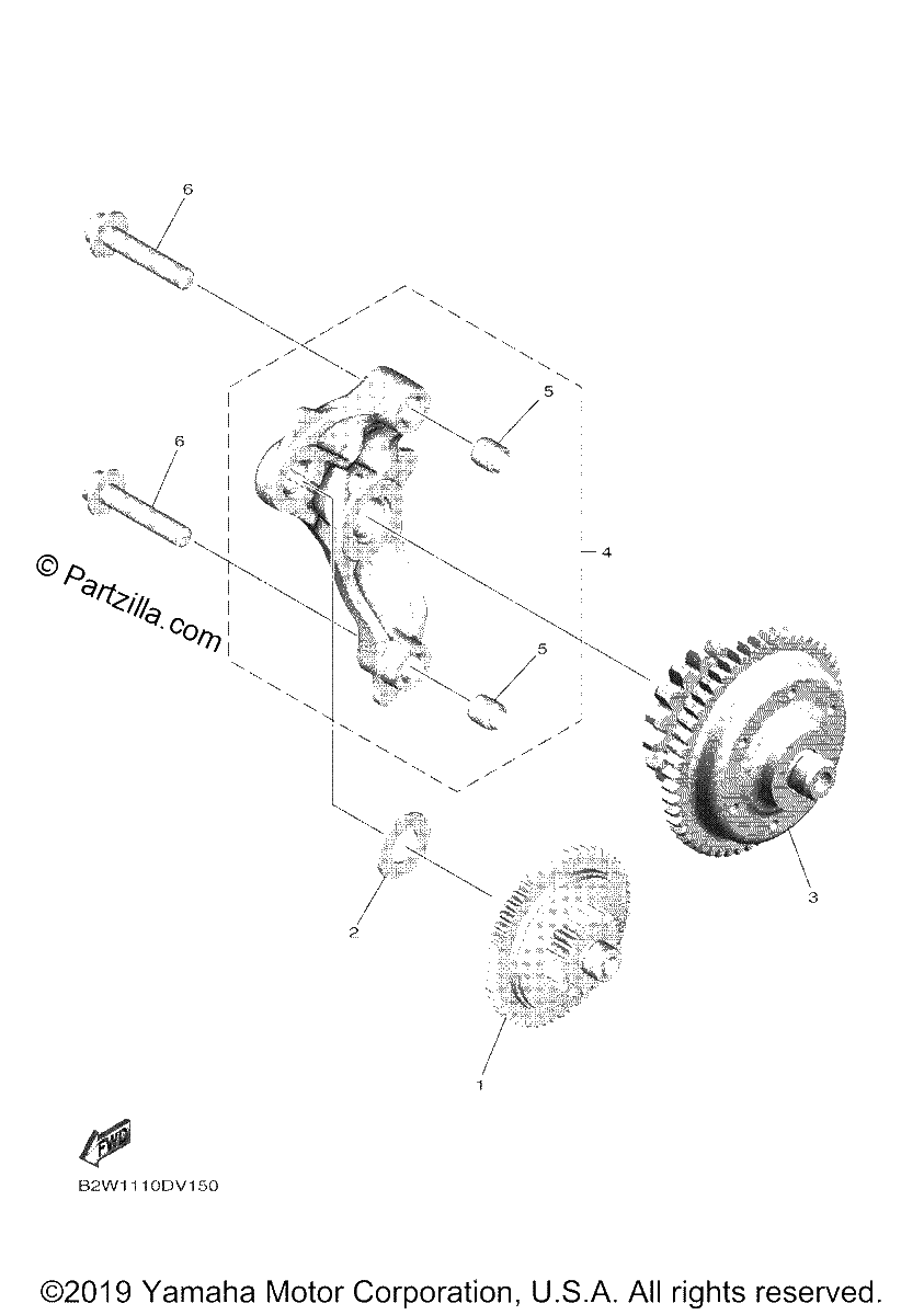 Diagrama de STARTER CLUTCH