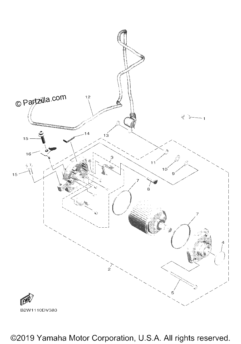 Diagrama de STARTING MOTOR
