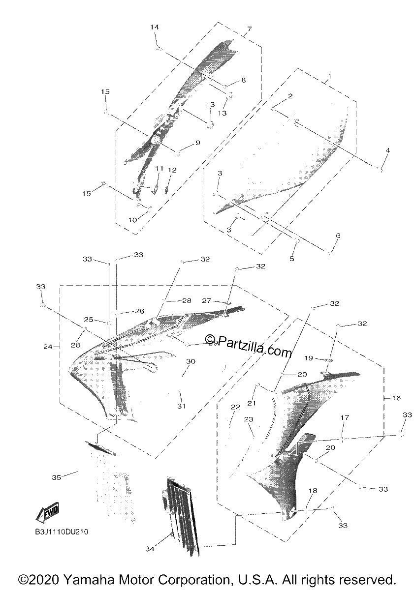 Diagrama de SIDE COVER