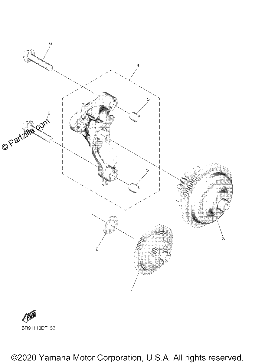 Diagrama de STARTER CLUTCH