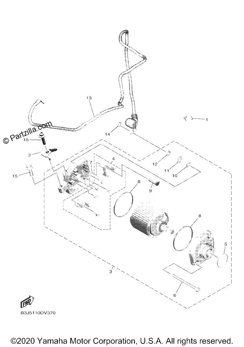 Diagrama de STARTING MOTOR