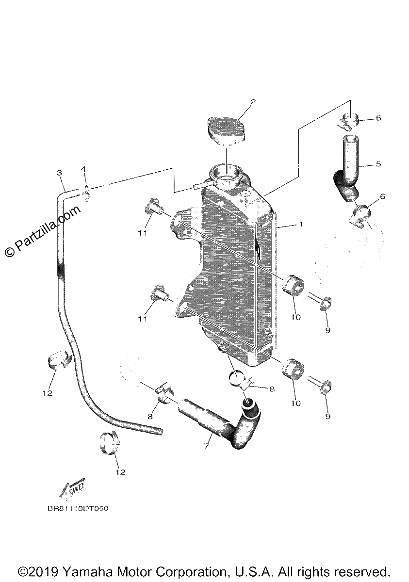 Diagrama de RADIATOR HOSE