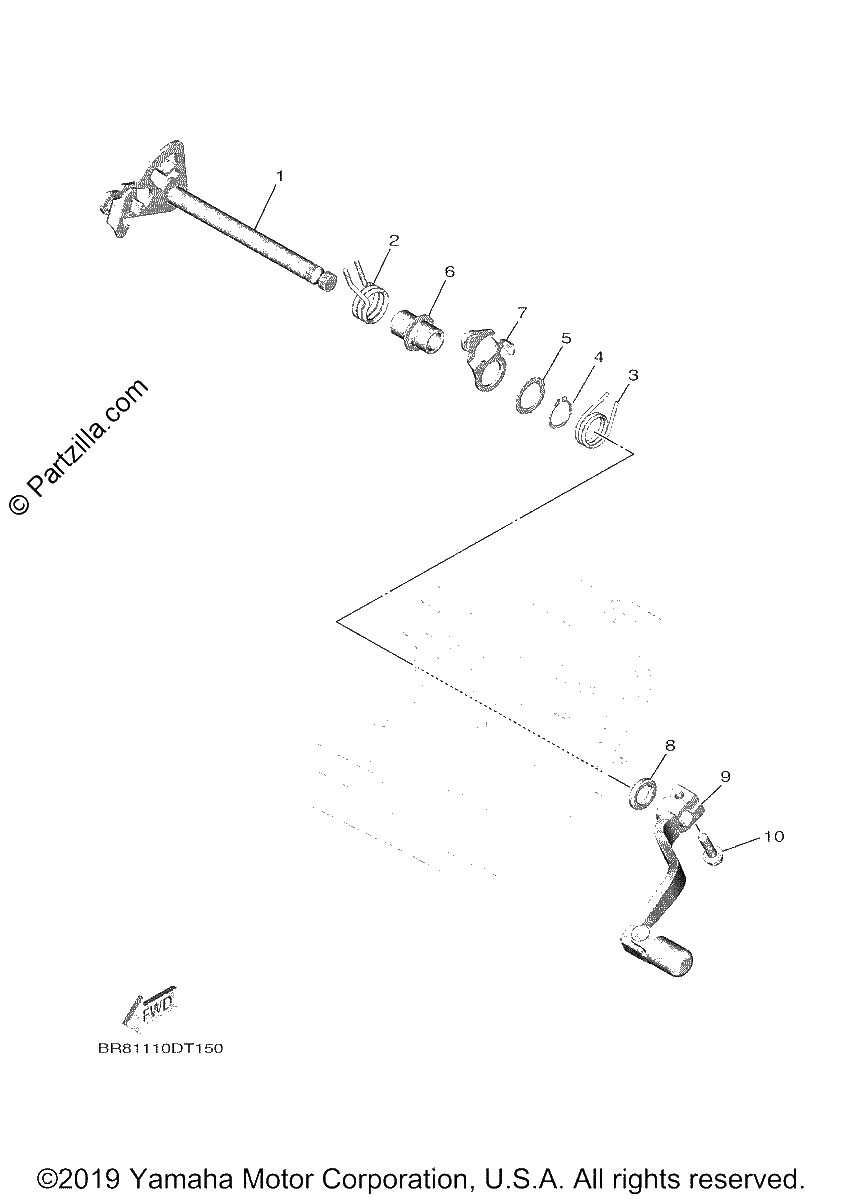 Diagrama de SHIFT SHAFT
