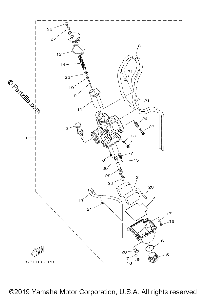Diagrama de CARBURETOR