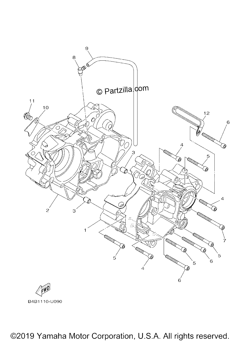 Diagrama de CRANKCASE
