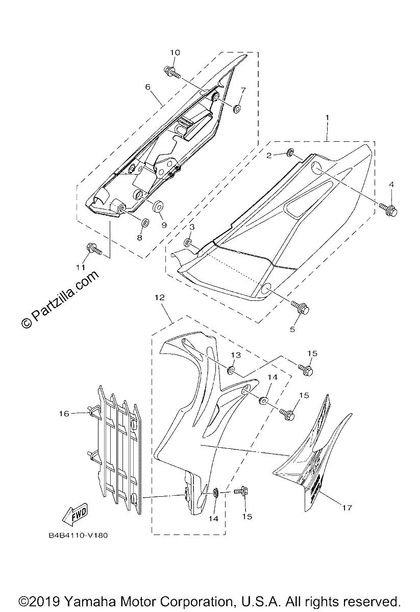 Diagrama de SIDE COVER