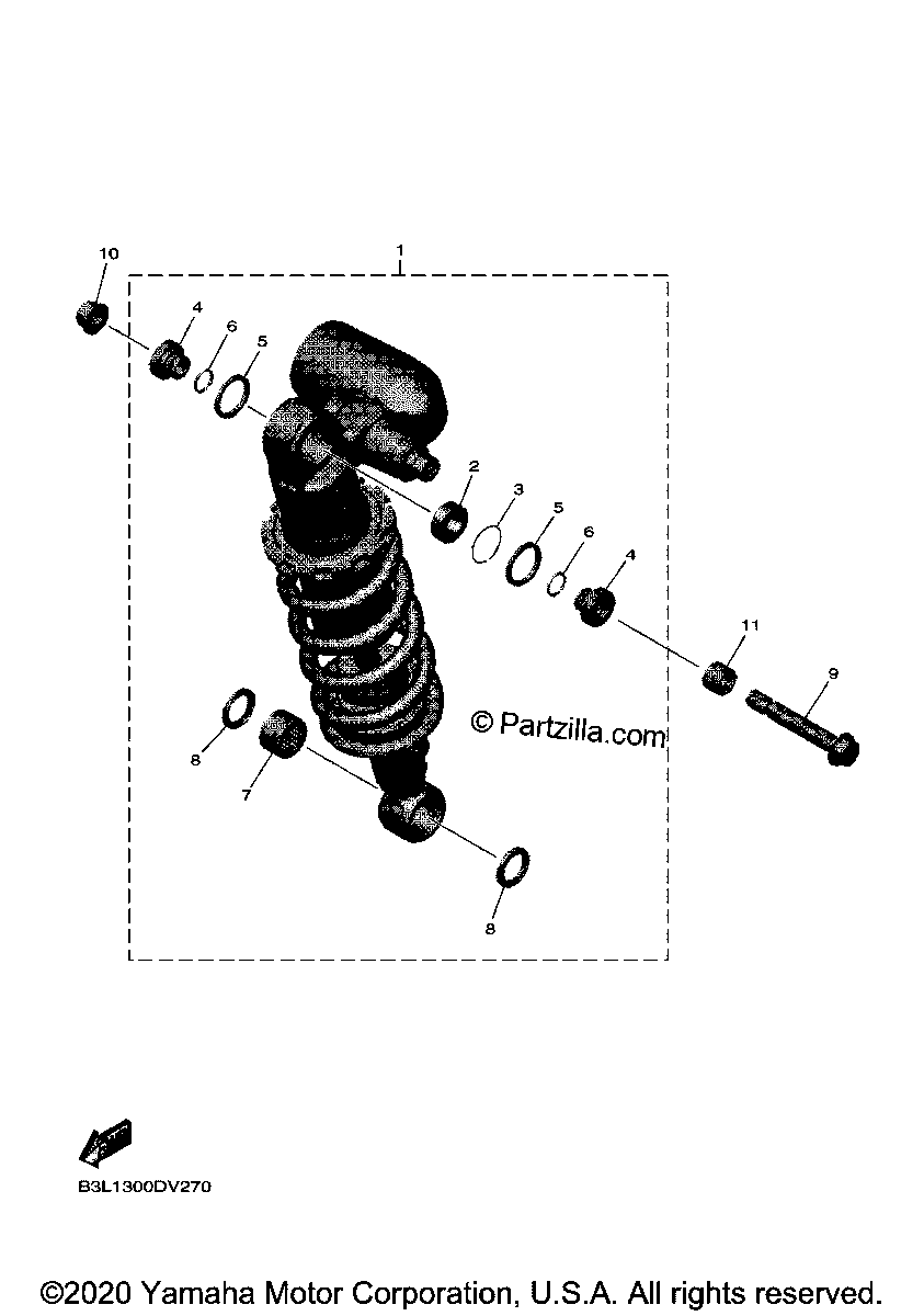 Diagrama de REAR SUSPENSION