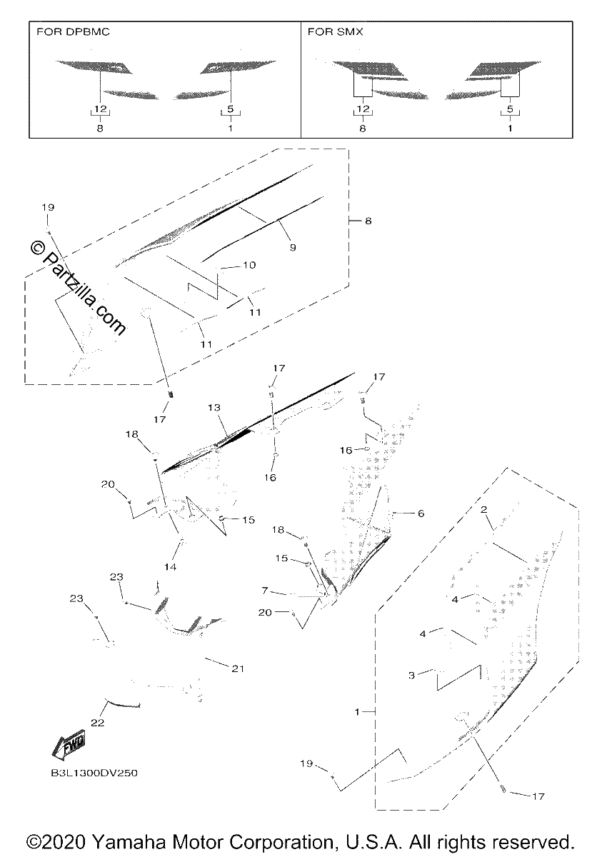 Diagrama de SIDE COVER
