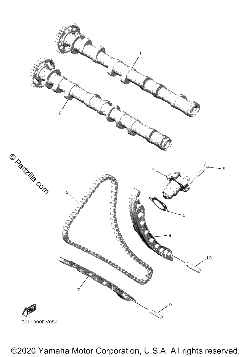 Diagrama de CAMSHAFT CHAIN