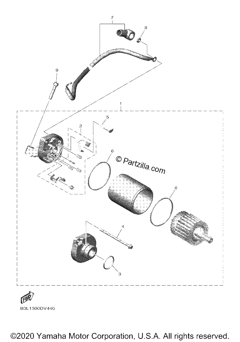 Diagrama de STARTING MOTOR