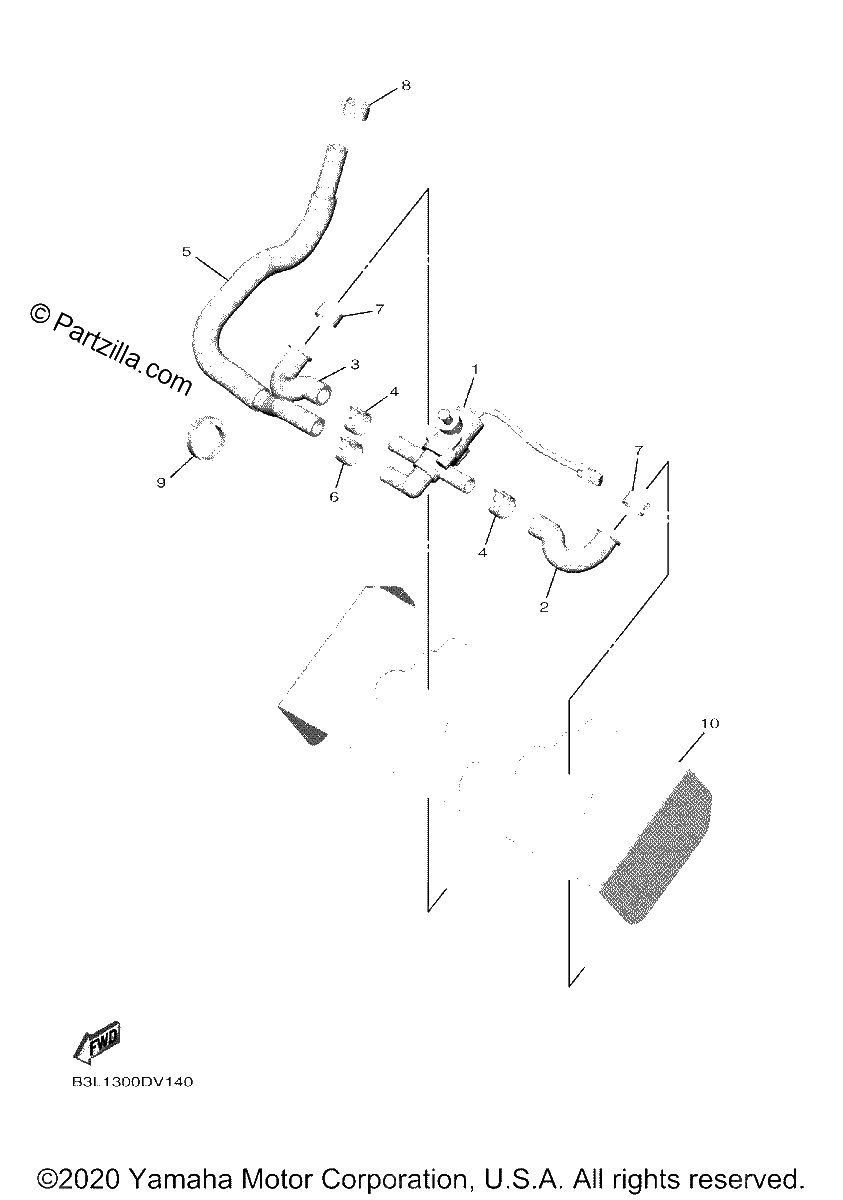 Diagrama de AIR INDUCTION SYSTEM