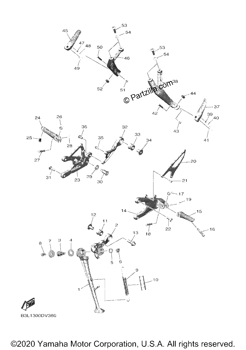 Diagrama de STAND FOOTREST