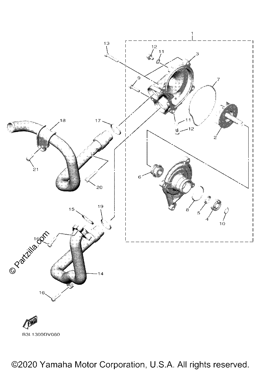 Diagrama de WATER PUMP