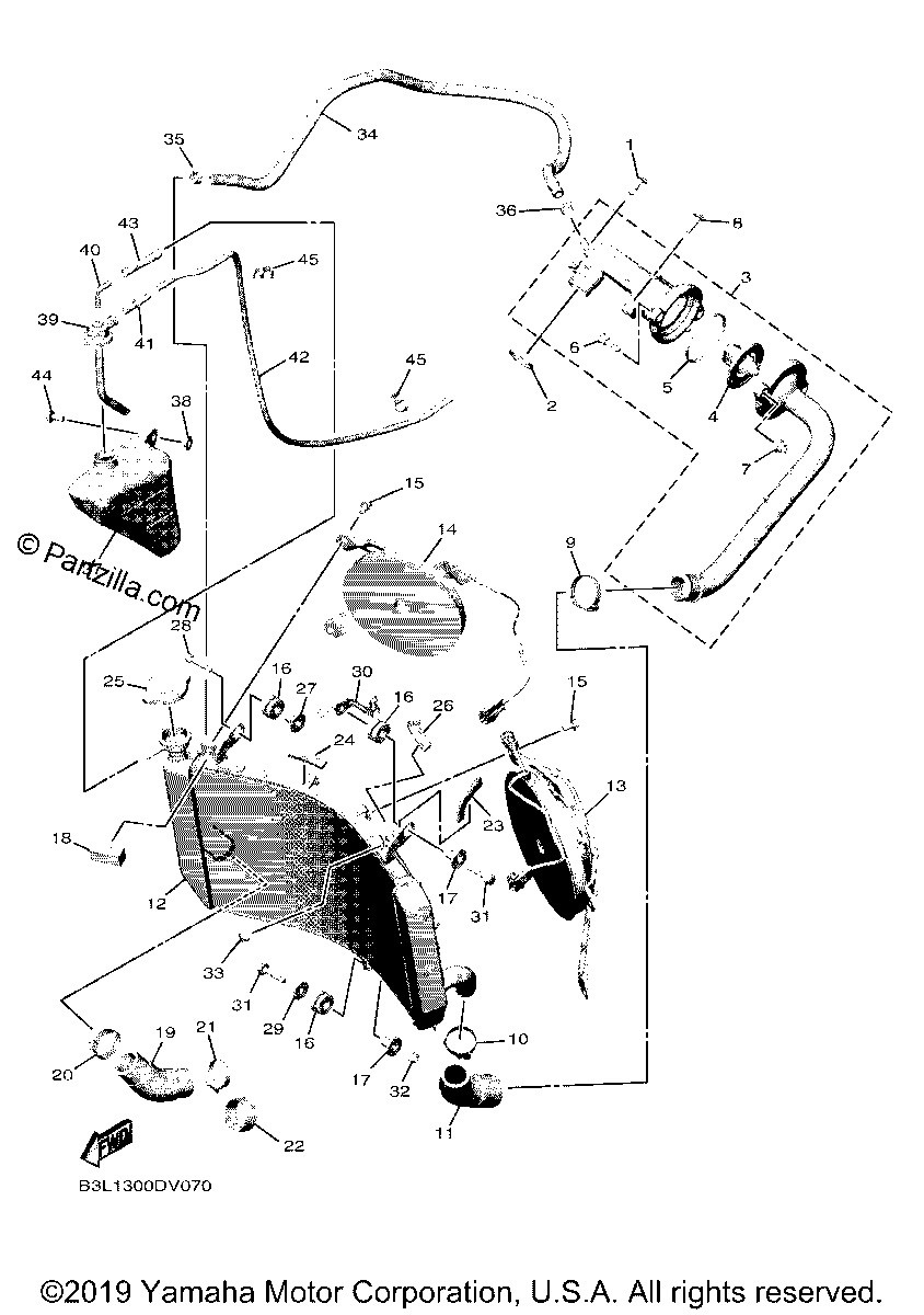 Diagrama de RADIATOR HOSE