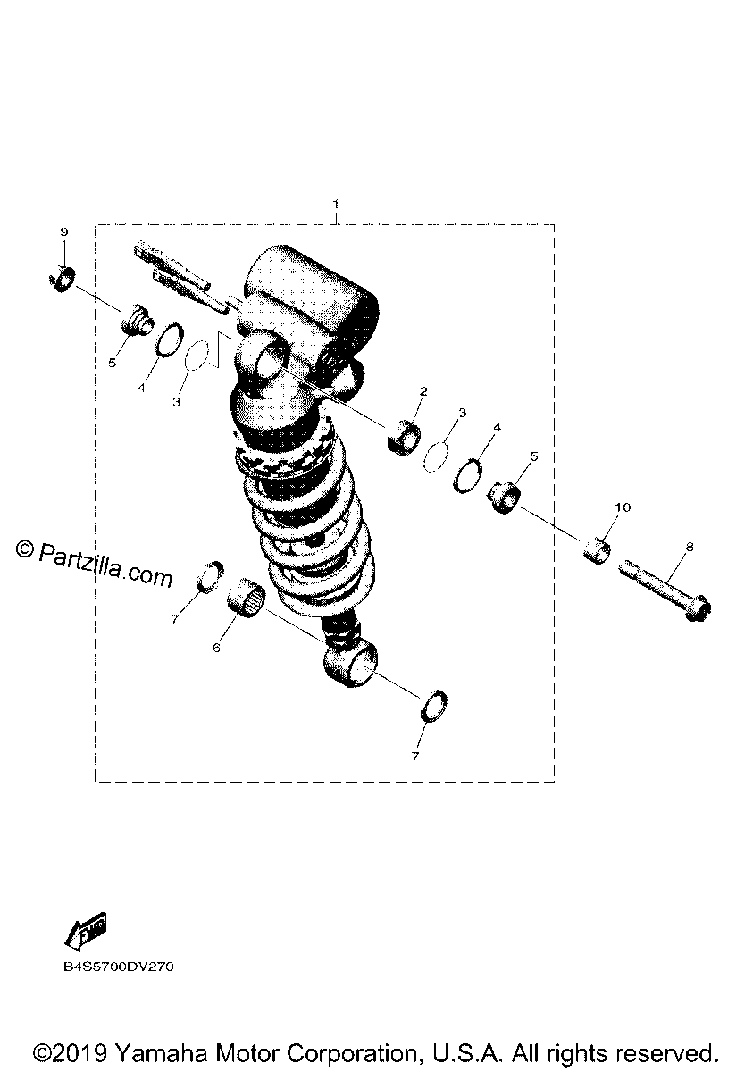 Diagrama de REAR SUSPENSION
