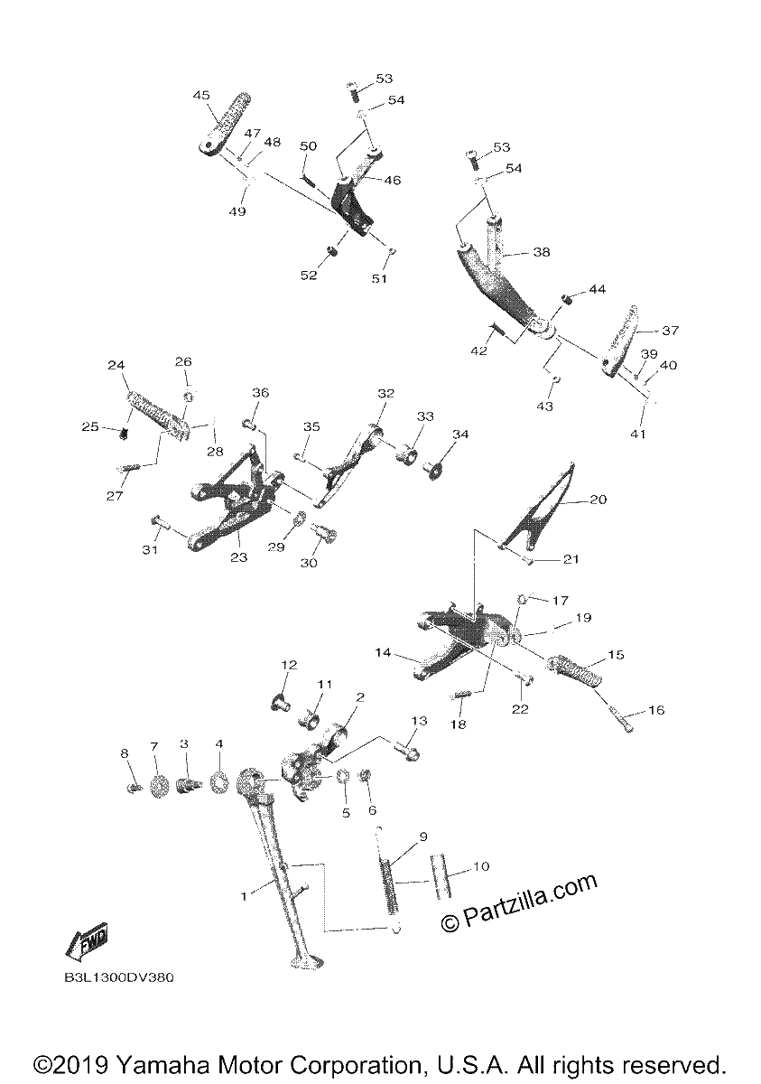Diagrama de STAND FOOTREST
