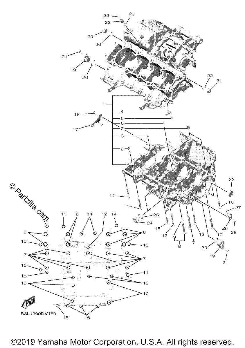 Diagrama de CRANKCASE