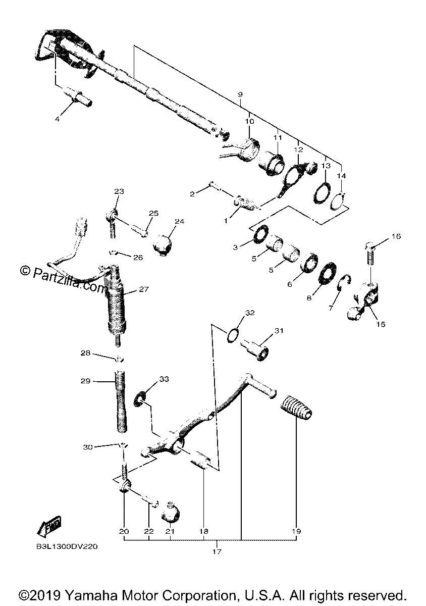 Diagrama de SHIFT SHAFT