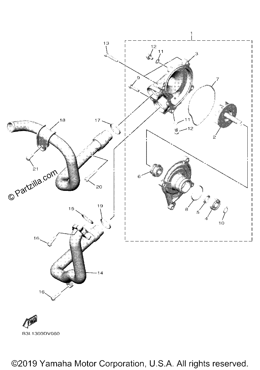 Diagrama de WATER PUMP