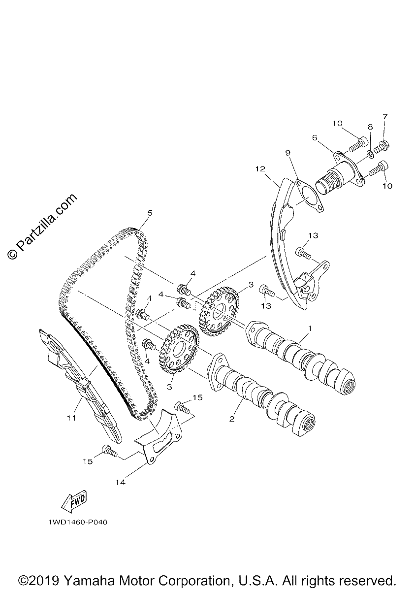 Diagrama de CAMSHAFT CHAIN