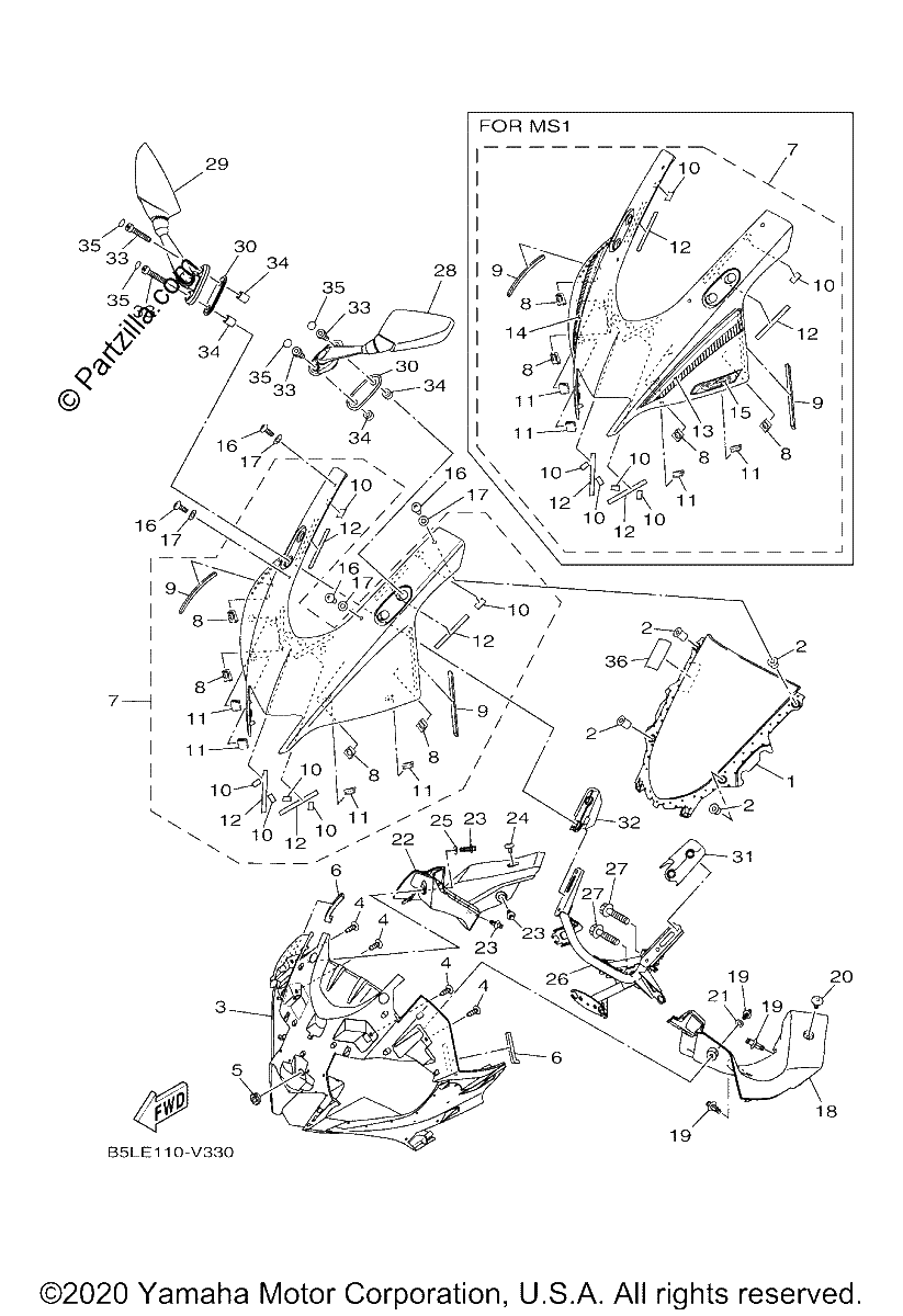 Diagrama de WINDSHIELD