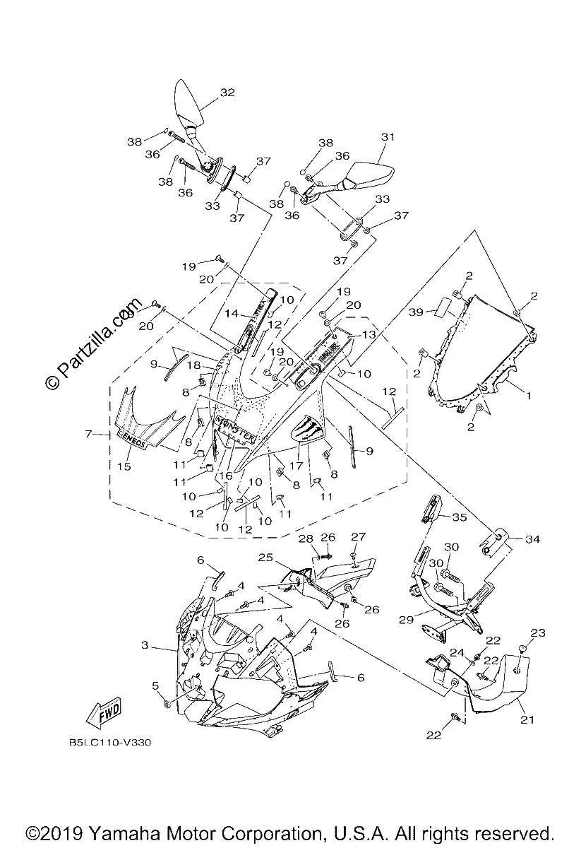 Diagrama de WINDSHIELD