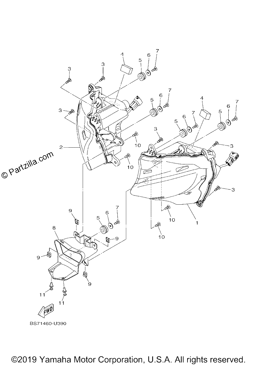 Diagrama de HEADLIGHT
