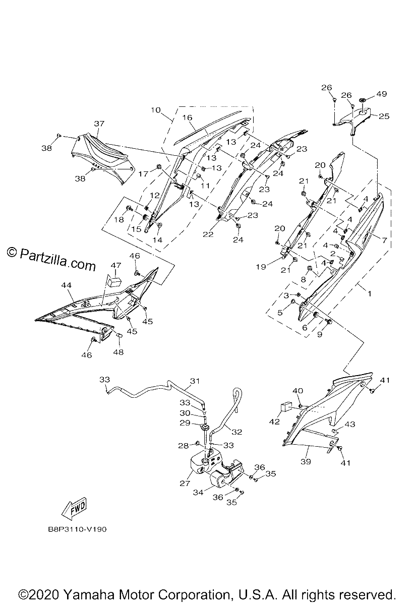 Diagrama de SIDE COVER