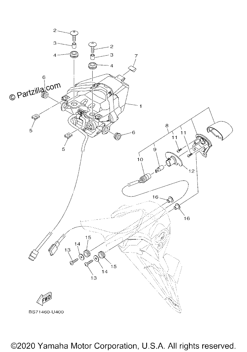 Diagrama de TAILLIGHT