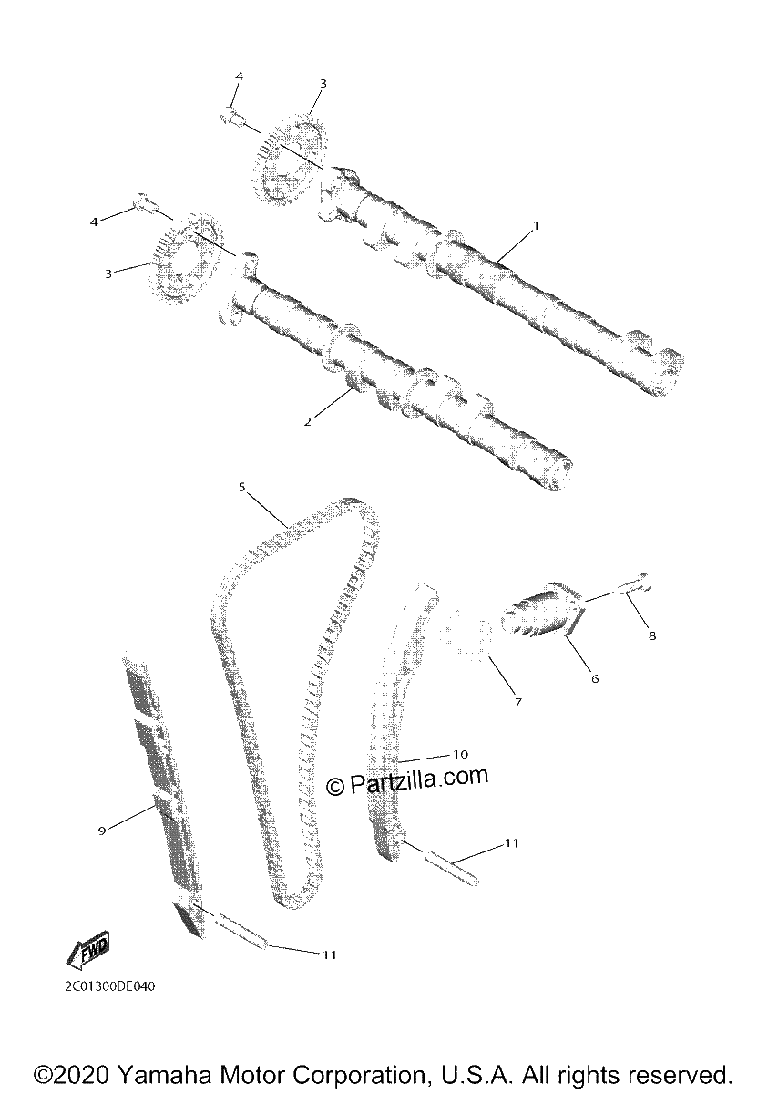 Diagrama de CAMSHAFT CHAIN