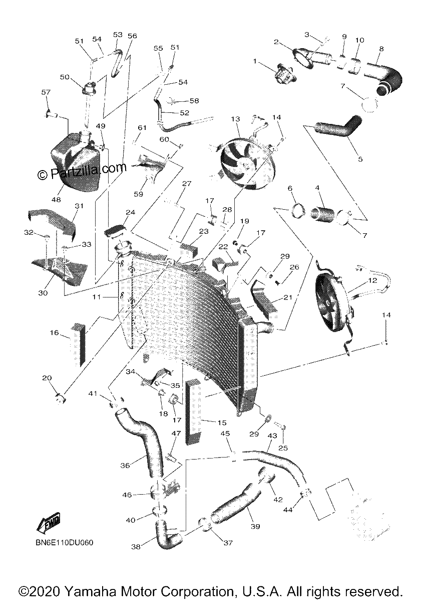 Diagrama de RADIATOR HOSE
