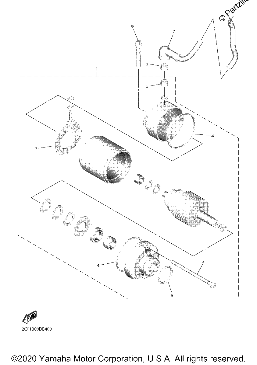 Diagrama de STARTING MOTOR
