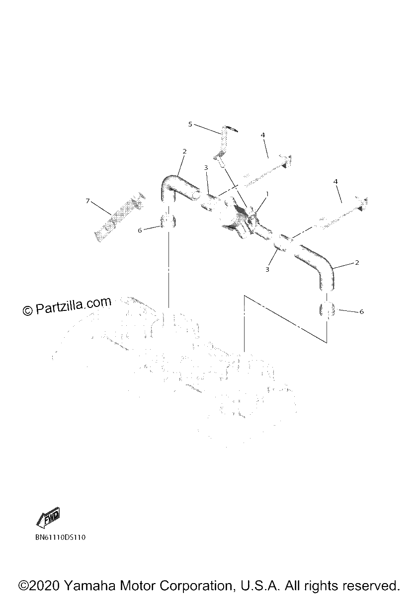 Diagrama de AIR INDUCTION SYSTEM