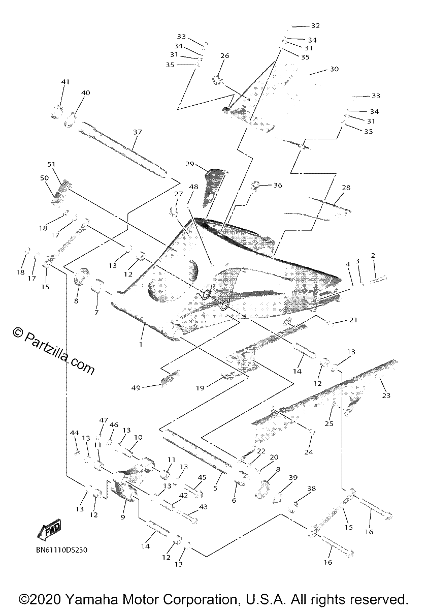 Diagrama de REAR ARM