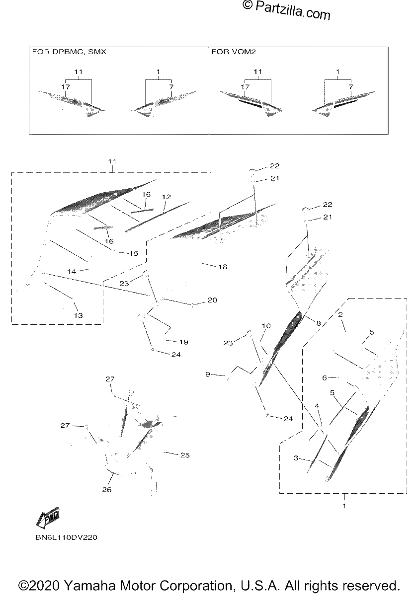 Diagrama de SIDE COVER