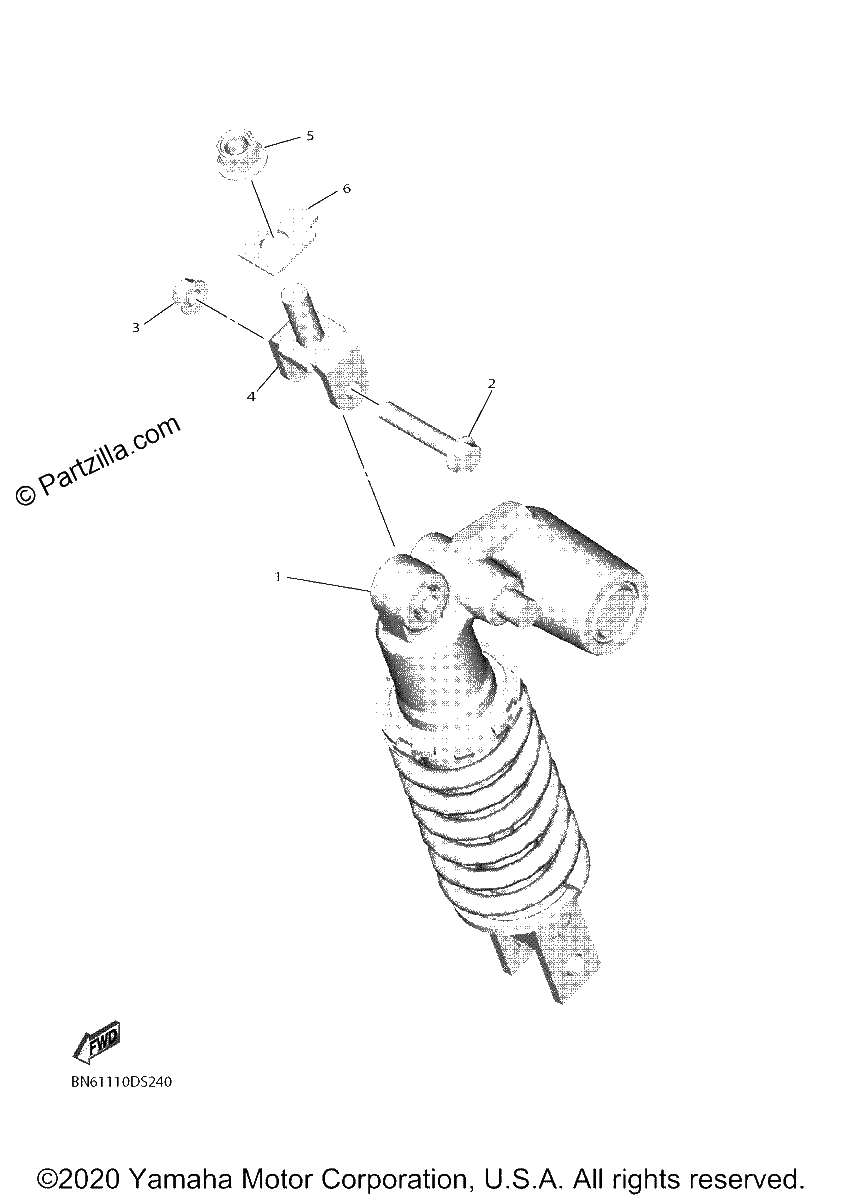 Diagrama de REAR SUSPENSION