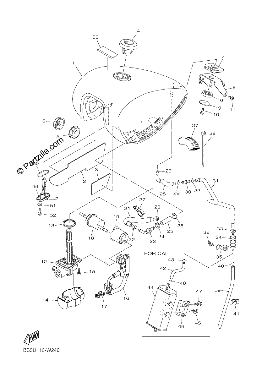 Diagrama de FUEL TANK