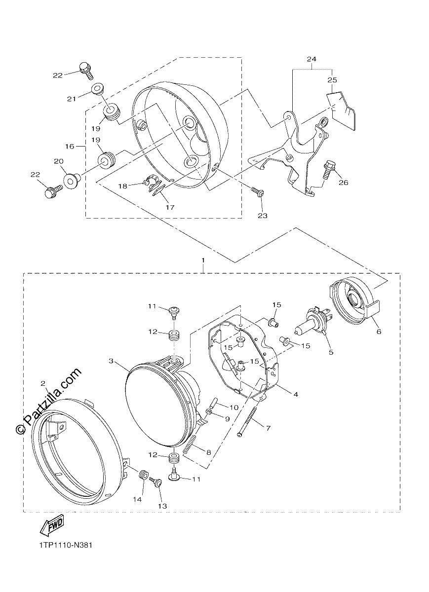 Diagrama de HEADLIGHT