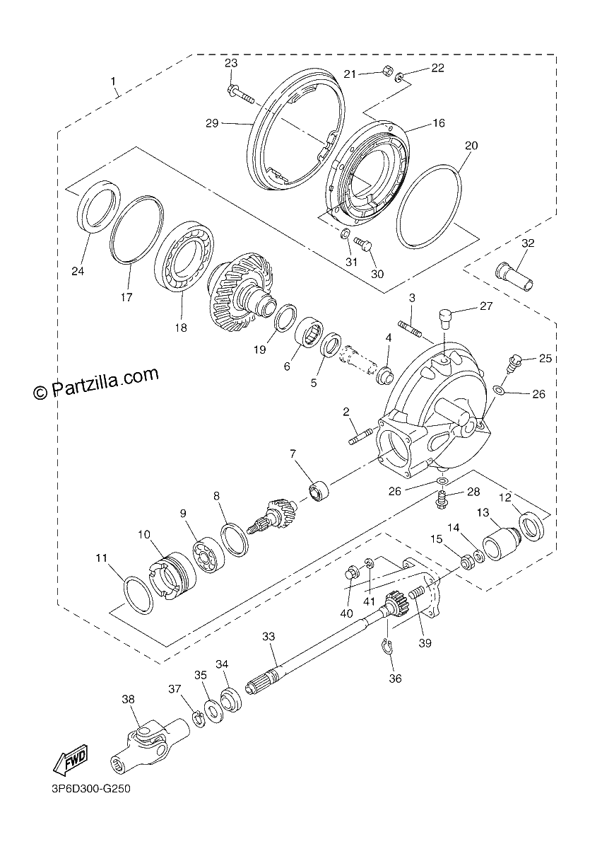 Diagrama de DRIVE SHAFT