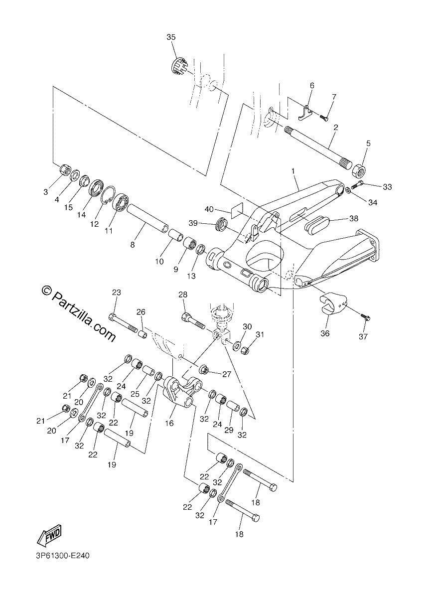 Diagrama de REAR ARM